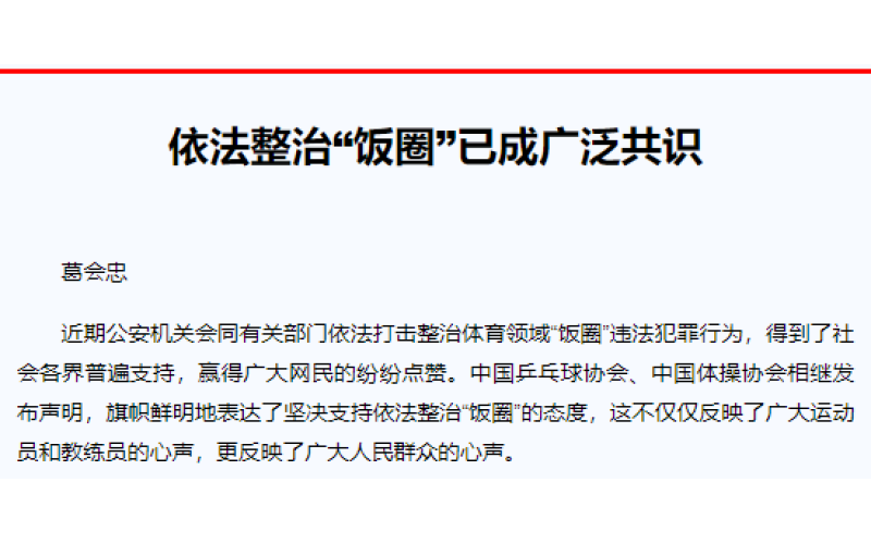 依法整治“饭圈”已成广泛共识